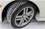 gt-radial tire covered in snow